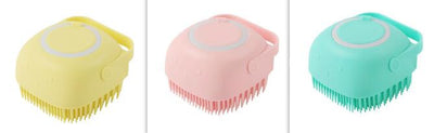 Dog Bath Massage Gloves Brush